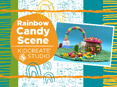Kidcreate Studio - Eden Prairie. Rainbow Candy Scene Workshop (4-9 Years)