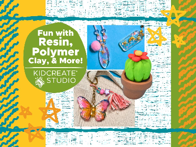 Fun with Resin, Polymer Clay & More! Summer Camp (10-13 Years)